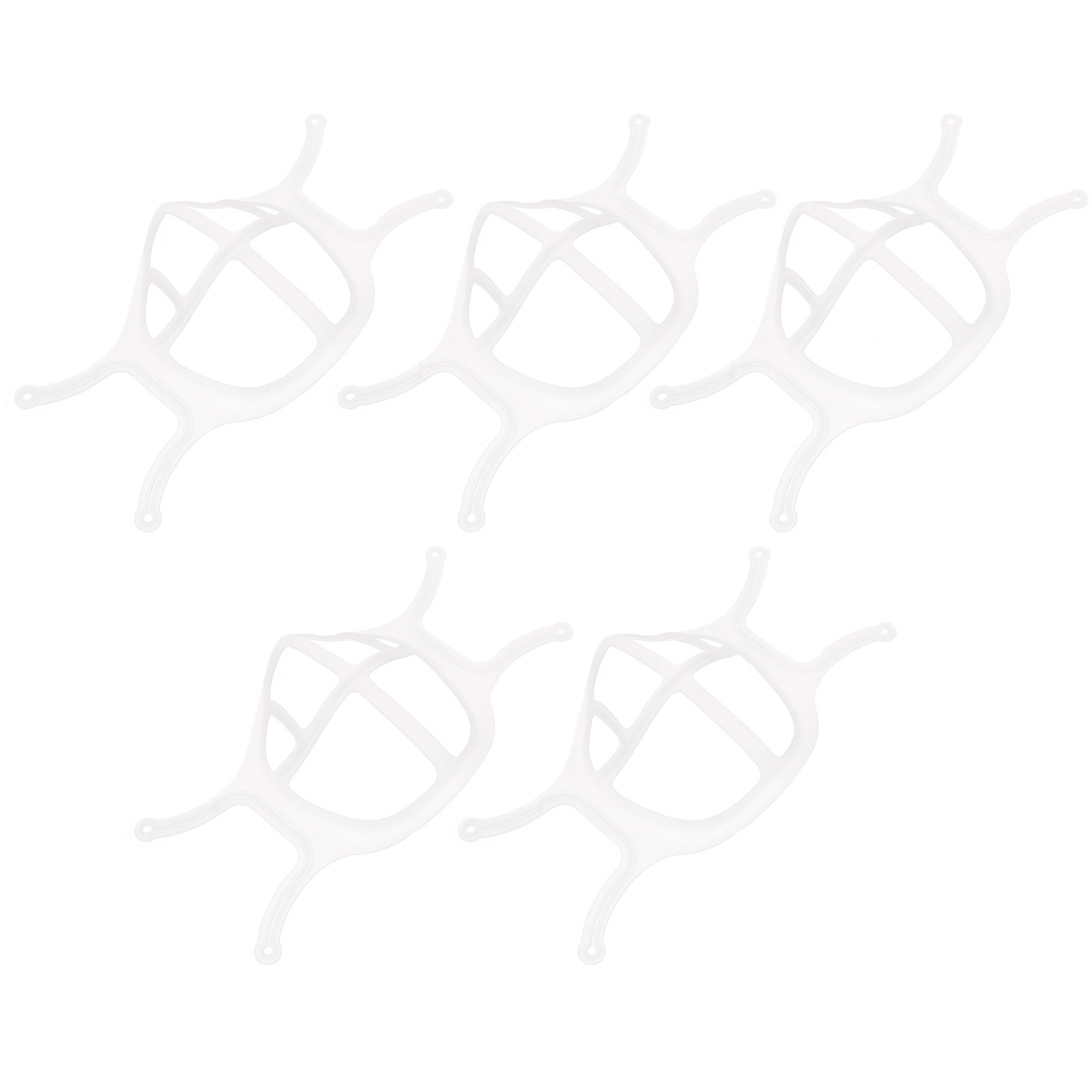 Silicone Mask Bracket - 5 Buah Penyangga Masker Silikon 3D,