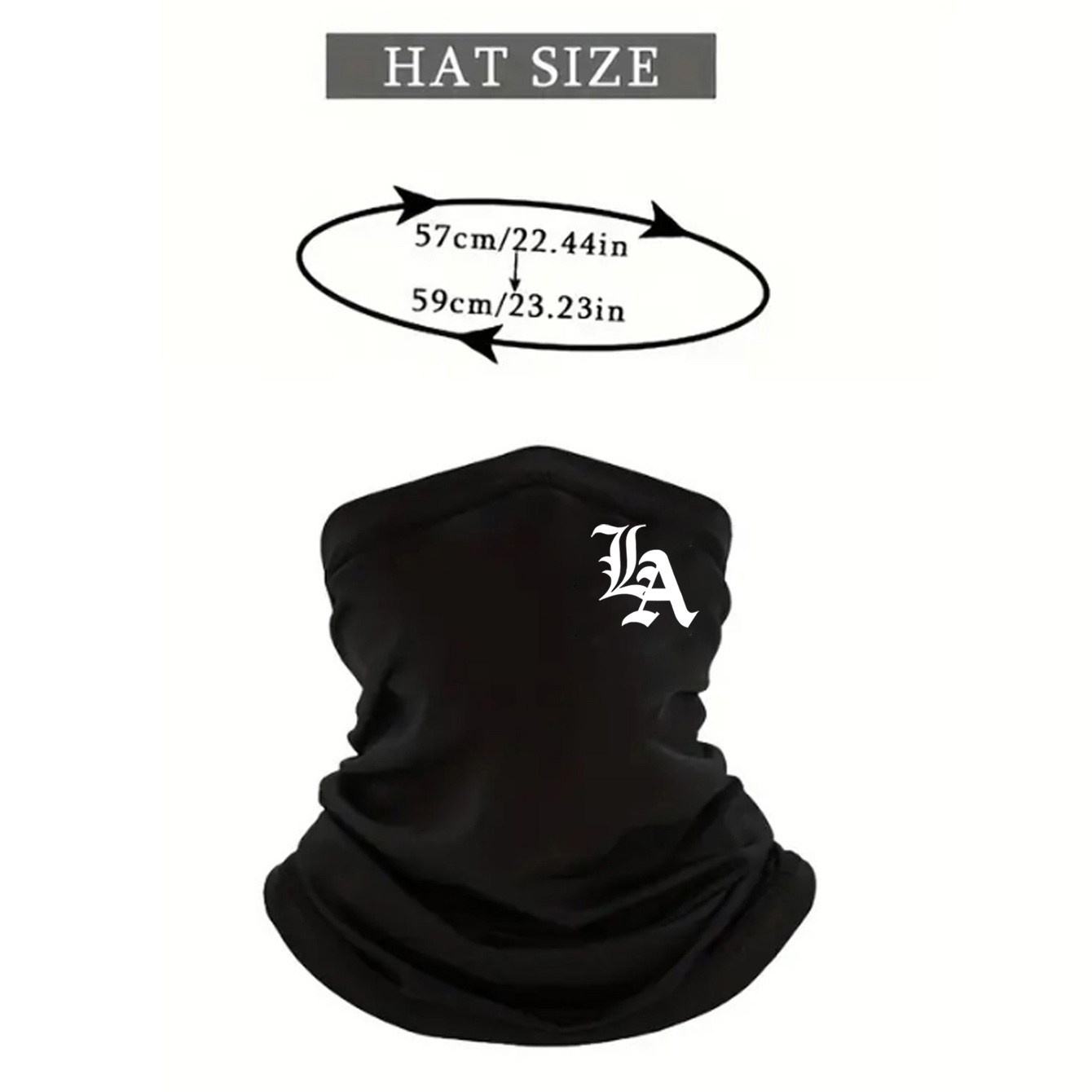 Topi Balaclava LA Gothic Neck  - Respirator Half Face ulasan dan harga