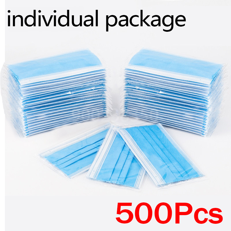 Masker Wajah paket individu de - Disposable Mask Blue ulasan dan harga